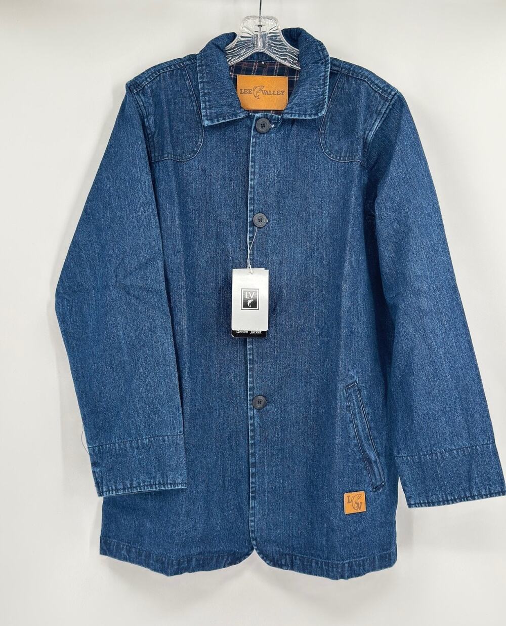 Lee Valley Ireland Mens Blue Denim Bantry Trucker Jacket Sz M NEW